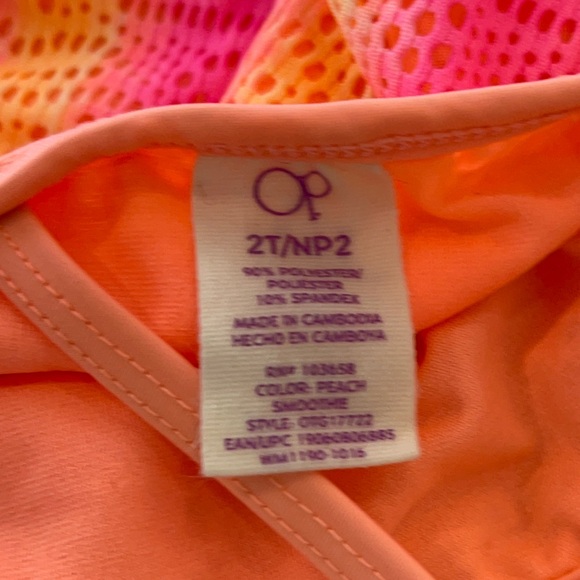 OP, Girls, One Piece, Ruffled, Swimsuit. - Picture 5 of 7